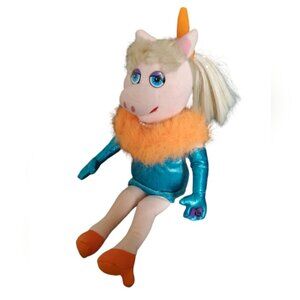 Vintage Jim Henson TM Miss Piggy Stuffed Plush Muppet's Doll Dress-Up Toy